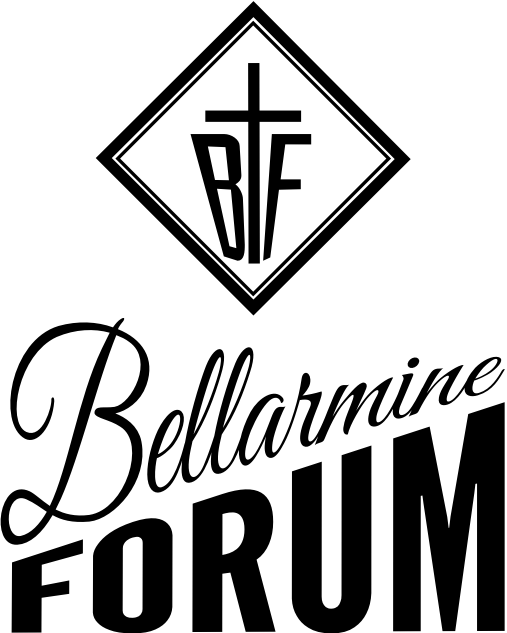 Bellarmine Forum Logo 2015 with Cross and diamond