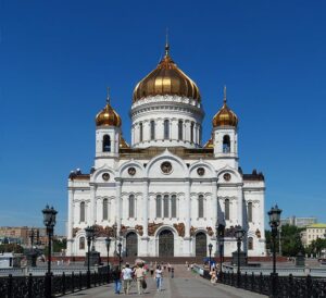 Cathedral of Christ Our Savior on the Moscow River