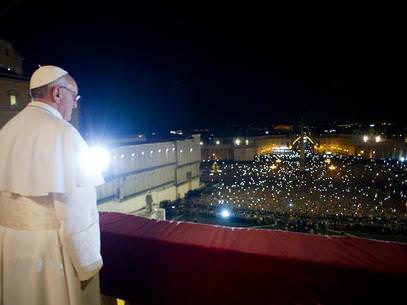 Pope Francis SJ on the balcony