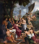 van der Elburcht's painting of Jesus telling the Apostles to let down their nets for a catch (the draught of fishes)