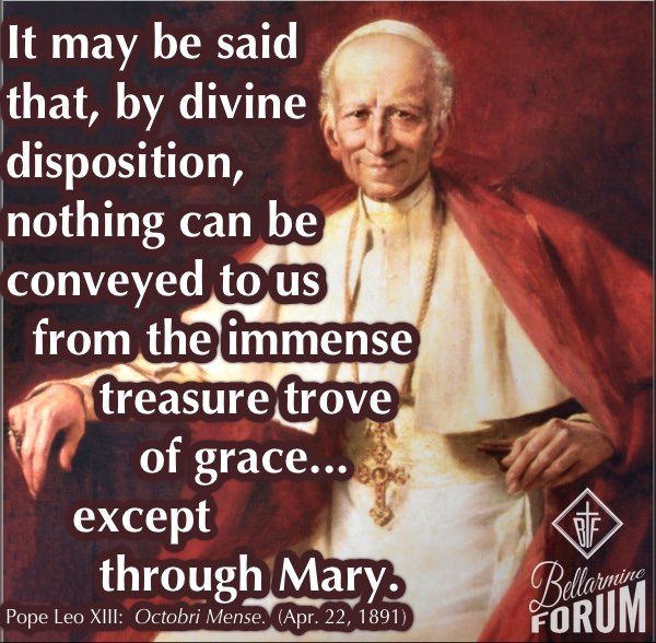 Pope Leo XIII quote rosary octobri mense